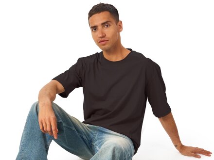 Футболка оверсайз Liyon унисекс, темно-серый Футболка оверсайз Liyon унисекс, темно-серый