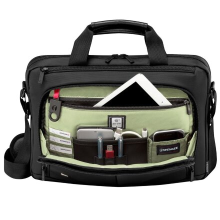 Сумка для ноутбука Source, черная Сумка для ноутбука Source, черная