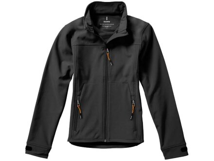 Куртка софтшел Langley женская, антрацит Куртка софтшел Langley женская, антрацит