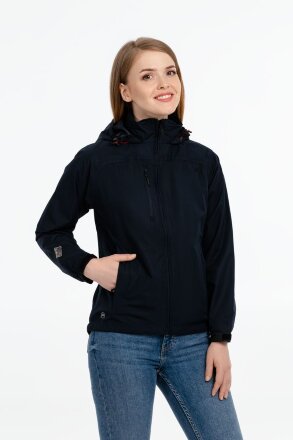 Ветровка женская Stratus, темно-синяя Ветровка женская Stratus, темно-синяя