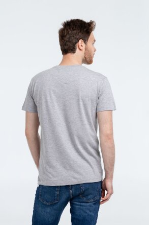 Футболка «Жар-птица», серый меланж Футболка «Жар-птица», серый меланж