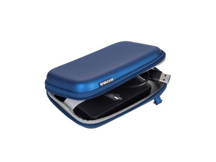 Чехол для жесткого диска из кожзама 9101, светло-синий Чехол для жесткого диска из кожзама 9101, светло-синий