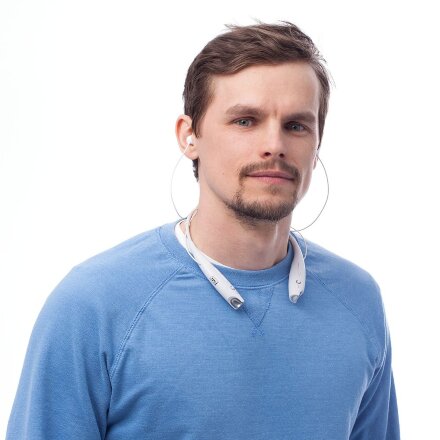 Bluetooth наушники stereoBand, ver.2, белые Bluetooth наушники stereoBand, ver.2, белые