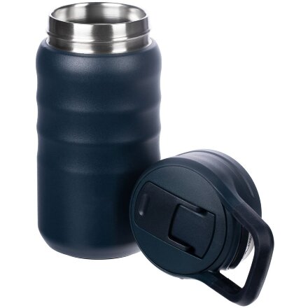 Термобутылка Fujisan 2.0 без логотипа, темно-синяя Термобутылка Fujisan 2.0 без логотипа, темно-синяя