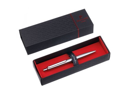 Ручка шариковая Pierre Cardin GAMME Classic. Цвет - серебристый. Упаковка Е Ручка шариковая Pierre Cardin GAMME Classic. Цвет - серебристый. Упаковка Е