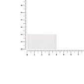 Лейбл из ПВХ Dzeta, S, белый Лейбл из ПВХ Dzeta, S, белый