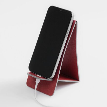 Подставка для телефона Petrus, красная Подставка для телефона Petrus, красная