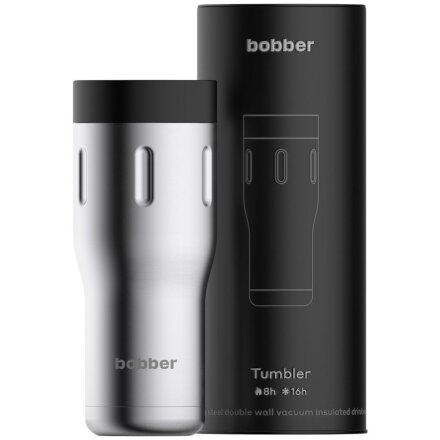 Термостакан Tumbler 470, вакуумный, стальной матовый Термостакан Tumbler 470, вакуумный, стальной матовый