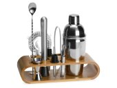 Набор Bartender для приготовления коктейлей на бамбуковой подставке Набор Bartender для приготовления коктейлей на бамбуковой подставке