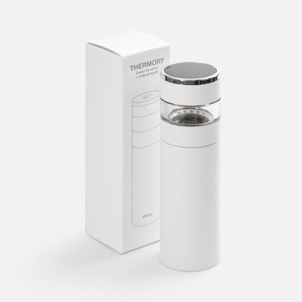 Смарт-бутылка с инфьюзером Thermory, белая