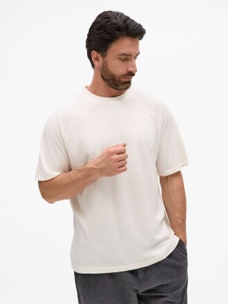 Футболка унисекс оверсайз T2, молочно-белая Футболка унисекс оверсайз T2, молочно-белая
