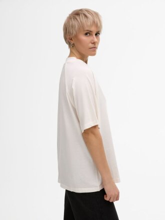 Футболка унисекс оверсайз T2, молочно-белая Футболка унисекс оверсайз T2, молочно-белая