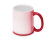 Кружка-хамелеон Magic матовая, красный/белый Кружка-хамелеон Magic матовая, красный/белый