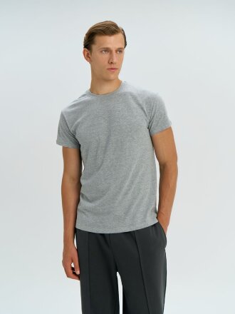 Футболка унисекс Regent 150, серый меланж Футболка унисекс Regent 150, серый меланж