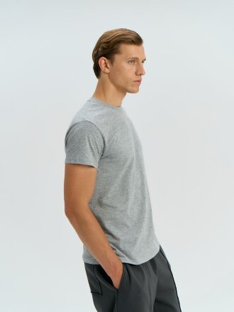 Футболка унисекс Regent 150, серый меланж Футболка унисекс Regent 150, серый меланж