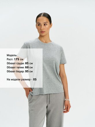 Футболка унисекс Regent 150, серый меланж Футболка унисекс Regent 150, серый меланж