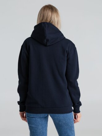 Толстовка на молнии с капюшоном Siverga Heavy 2.0, темно-синяя Толстовка на молнии с капюшоном Siverga Heavy 2.0, темно-синяя