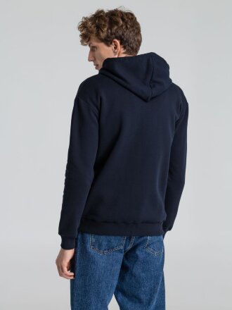 Толстовка на молнии с капюшоном Siverga Heavy 2.0, темно-синяя Толстовка на молнии с капюшоном Siverga Heavy 2.0, темно-синяя