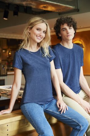 Футболка женская Mixed Women голубой меланж Футболка женская Mixed Women голубой меланж