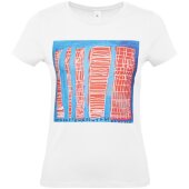 Футболка женская «Небоскребы», белая Футболка женская «Небоскребы», белая