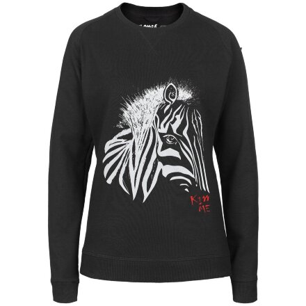 Толстовка женская «Арт-рокстар. Kiss Me», черная Толстовка женская «Арт-рокстар. Kiss Me», черная