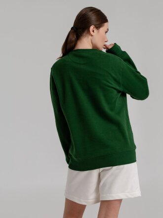 Свитшот унисекс King, темно-зеленый Свитшот унисекс King, темно-зеленый