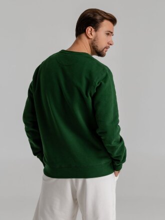 Свитшот унисекс King, темно-зеленый Свитшот унисекс King, темно-зеленый