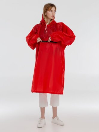 Дождевик-анорак Alatau, красный, единый размер Дождевик-анорак Alatau, красный, единый размер