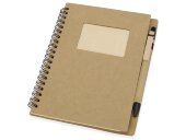 Блокнот Дейзи с ручкой, крафт/черный Блокнот Дейзи с ручкой, крафт/черный