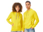 Толстовка унисекс Stream с капюшоном, жёлтый Толстовка унисекс Stream с капюшоном, жёлтый