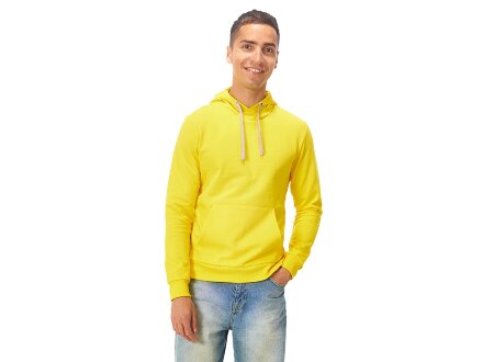 Толстовка унисекс Stream с капюшоном, жёлтый Толстовка унисекс Stream с капюшоном, жёлтый
