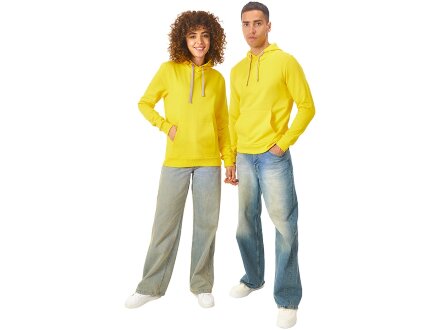 Толстовка унисекс Stream с капюшоном, жёлтый Толстовка унисекс Stream с капюшоном, жёлтый