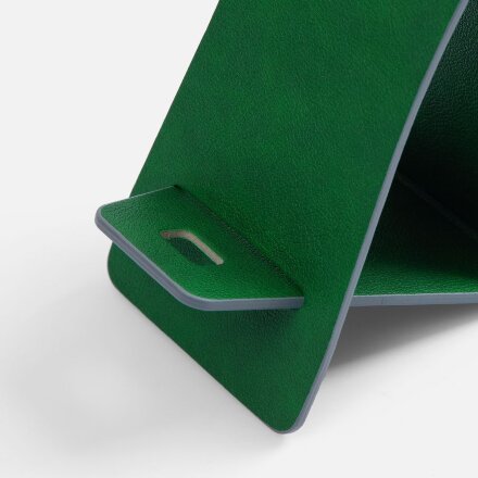 Подставка для телефона Petrus, зеленая Подставка для телефона Petrus, зеленая