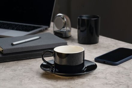 Набор для кофе Clio, черный Набор для кофе Clio, черный