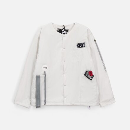 Лейбл из ПВХ Dzeta Round, L, белый Лейбл из ПВХ Dzeta Round, L, белый