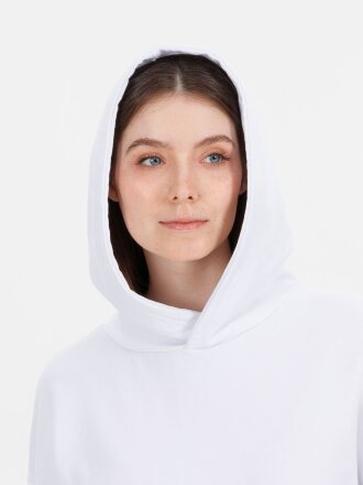 Худи оверсайз унисекс Outshine, белое Худи оверсайз унисекс Outshine, белое