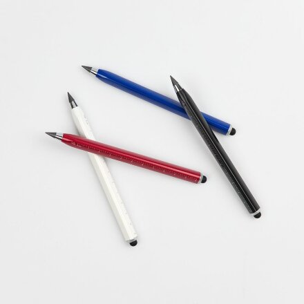 Вечный карандаш Tricore со стилусом, черный Вечный карандаш Tricore со стилусом, черный