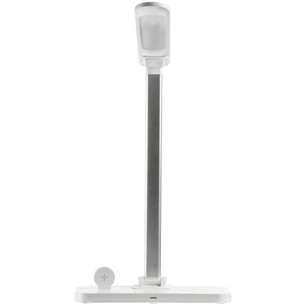 Настольная лампа с беспроводной зарядкой Power Light, белая Настольная лампа с беспроводной зарядкой Power Light, белая