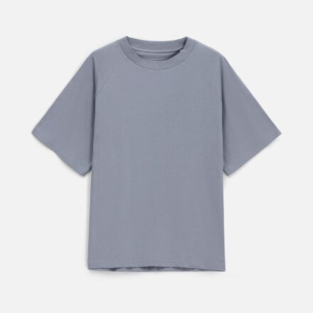 Футболка унисекс оверсайз T2, серая Футболка унисекс оверсайз T2, серая