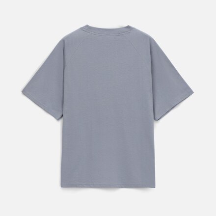 Футболка унисекс оверсайз T2, серая Футболка унисекс оверсайз T2, серая