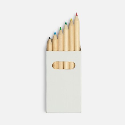 Набор цветных карандашей Pencilvania Mini, белый Набор цветных карандашей Pencilvania Mini, белый