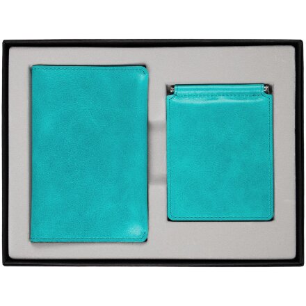 Набор Apache Billfold, бирюзовый Набор Apache Billfold, бирюзовый