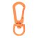 Застежка-карабин Snap Hook, S, оранжевый неон