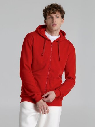 Толстовка на молнии с капюшоном Siverga Heavy 2.0, красная Толстовка на молнии с капюшоном Siverga Heavy 2.0, красная
