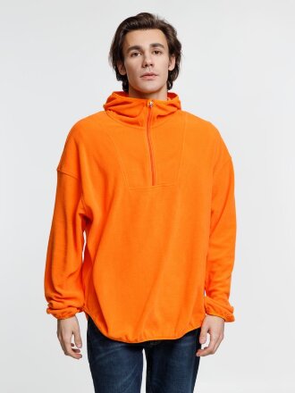 Анорак флисовый унисекс Fliska, оранжевый Анорак флисовый унисекс Fliska, оранжевый