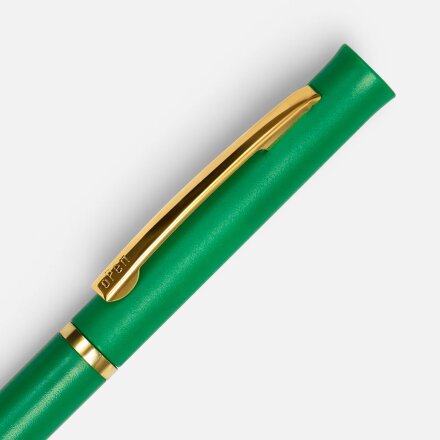 Ручка шариковая Euro Gold, зеленая Ручка шариковая Euro Gold, зеленая