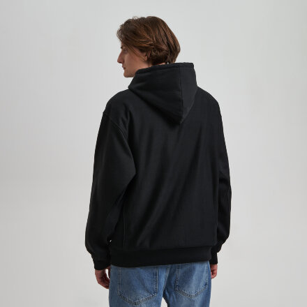 Худи релакс унисекс ADVENTURE, черный, размер XS/S