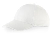 Бейсболка Detroit 6-ти панельная, белый Бейсболка Detroit 6-ти панельная, белый