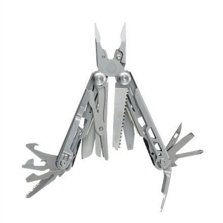 Мультитул Stinger, 110 х 22 мм, 22 функции, сталь, серебристый, в картонной коробке, в комплекте нейлоновый чехол