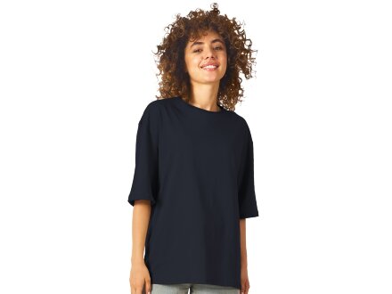 Футболка оверсайз Liyon унисекс, темно-синий Футболка оверсайз Liyon унисекс, темно-синий